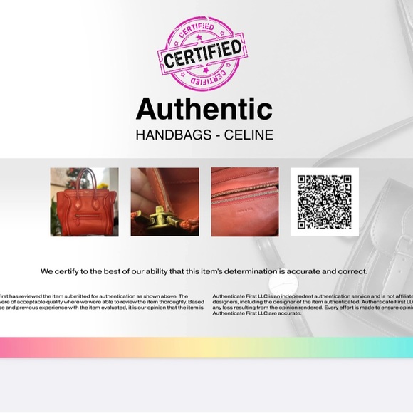 Celine bag with authentication certificate - Picture 8 of 9